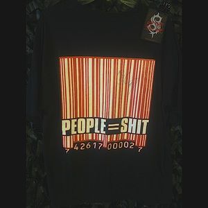 Slipknot SIGNED by COREY 8 Shirt & RARE PATCH. ALL BLUE GRAPE!!